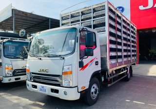 JAC N350 Plus 2022 - xe tải 3t5 thùng 5m2 chở gia cầm bán trả góp