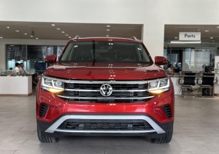 Volkswagen Teramont 2023 - Màu đỏ xe có sẵn giao xe 7 chỗ cho gia đình - Khuyến mãi khủng trong tháng 6/2023 này