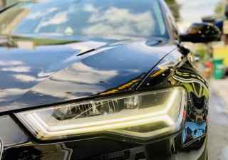 Audi A6 2015 - Màu đen, nội thất kem