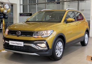 Volkswagen T-Cross 2023 - Màu vàng cá tính trẻ trung, khuyến mãi lên đến 250 triệu - SUV đô thị duy nhất tháng này