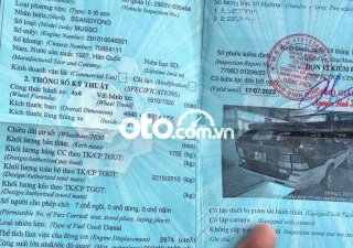 Ssangyong Musso lên đời bán em 7 chỗ máy dầu 2 cầu 1997 - lên đời bán em 7 chỗ máy dầu 2 cầu