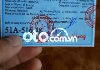 Honda Accord   bản đủ fi 1992 - honda accord bản đủ fi