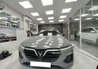 VinFast LUX A2.0 2019 - Vinfast lux A bản Base 2019 dán decal màu xám xi măng