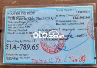 Toyota Liteace  7 chỗ chính chủ 1984 - Toyota 7 chỗ chính chủ