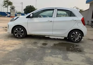 Kia Morning 2016 -  Bán xe moning SX 2016, máy 1.2 số sàn,màu trắng, nội thất kem