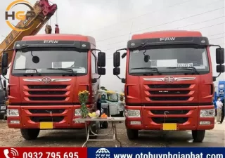 Xe tải Xetải khác Xe đầu kéo 2021 - Thanh lý 2 chiếc xe Faw 1 cầu máy 260HP đời 2021 cũ