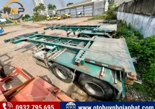 Xe tải Xetải khác Sơ mi rơ mooc tải 2021 - Thanh lý chiếc Mooc xương CIMC 2 trục 20 feet tải 30.3 tấn 2021 cũ