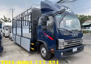 Xe tải 5 tấn - dưới 10 tấn 2025 - Công ty bán xe tải JAC N750E5 thùng mui bạt 6m2