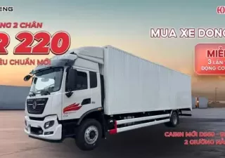 Xe tải 5 tấn - dưới 10 tấn 2025 2025 - XE TẢI DONGFENG KR220 4x2 THÙNG KÍN CONTAINER 9M9