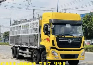 Xe tải 5 tấn - dưới 10 tấn 2022 - Xe tải DongFeng 4 chân nóc cao tải 17t95 thùng 9m4