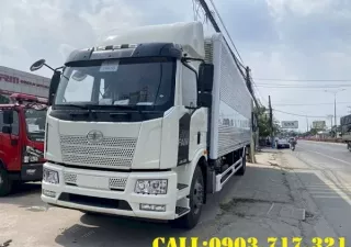 Xe tải 5 tấn - dưới 10 tấn 2025 - Giá bán xe tải Faw 7T45 thùng kín 9m7 nhập khẩu 2025