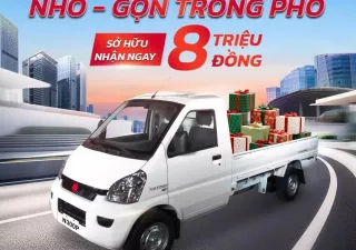 Xe tải 1 tấn - dưới 1,5 tấn 2025 - Khuyến mãi 8tr đồng và bộ quà tặng 8 món khi mua xe tải TQ Wuling N300P tại Ô Tô Lâm Phong
