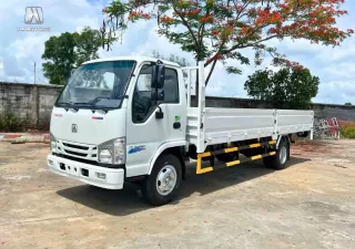 Xe tải 2,5 tấn - dưới 5 tấn 2025 - XE TẢI ISUZU VINHPHAT NK650SL5 Thùng lửng tải  3.49 tấn dài 6.2M