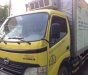Hino 300 Series 2008 - Cần bán Hino thùng đông lạnh 3,5 tấn đời 2008, màu vàng, nhập khẩu 390 triệu
