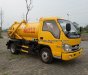 Xe chuyên dùng Xe téc 2017 - Bán xe xi téc hút chất thải, hút bùn, hút hầm cầu, bể phốt