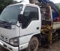 Xe tải 5000kg 2008 - Xe cẩu cũ Isuzu 1T9 đời 2008, thùng 4m3 gắn cẩu gấp