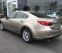 Mazda 6 2.0L Premium 2017 - Mazda Cộng Hòa cần bán Mazda 6 2.0L Premium đời 2017, màu vàng cát