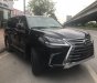 Lexus LX 570   2017 - Bán Lexus LX 570 Trung Đông 2017, màu đen nội thất kem