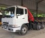 Xe tải 1000kg 2017 - Xe đầu kéo Fuso gắn cẩu gấp, cẩu xếp Palfinger 10 tấn