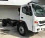 Mitsubishi 2017 - Bán xe tải Fuso FI 12T màu trắng thùng kín, mui bạt, lửng đúng tiêu chuẩn