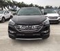 Hyundai Santa Fe 2.2L 4WD 2017 - Cần bán Hyundai Santa Fe 2.2L 4WD đời 2017, màu đen