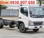 Mitsubishi Canter  4.7 2017 - Bán xe tải Fuso Canter 4.7, tải trọng 2 tấn, thùng kín/ thùng mui bạt/ thùng lửng dài 4m3