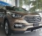 Hyundai Santa Fe   2017 - Cần bán xe Hyundai Santa Fe đời 2017, màu nâu