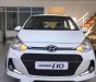 Hyundai Grand i10 1.2  2018 - Bán Hyundai Grand i10 1.2 2018, màu trắng, giá tốt