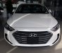 Hyundai Elantra 1.6AT 2018 - Hyundai Bà Rịa - Vũng Tàu bán xe Elantra 2018 mới màu trắng giá 639tr, hỗ trợ vay ngân hàng thủ tục nhanh gọn