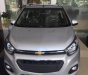 Chevrolet Spark   LT   2018 - Bán Chevrolet Spark LT năm 2018, màu bạc, giá 389tr