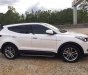 Hyundai Santa Fe CRDi 2.2L 4WD 2017 - Bán xe Hyundai Santa Fe CRDi 2.2L 4WD SX 2017, màu trắng