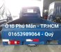 Dongben DB1021 2017 - Xe tải Dongben 870kg thùng lửng, màu xanh
