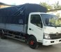 Hino XZU 2017 - Xe tải Hino XZU650 1 tấn 9 thùng kín, mui bạt