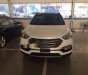 Hyundai Santa Fe 2018 - Cần bán xe Hyundai Santa Fe năm 2018, màu trắng