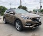 Hyundai Santa Fe 2.2L 4WD 2017 - Bán xe Hyundai Santa Fe 2.2L 4WD năm 2017, màu nâu