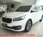 Kia Sedona 2018 - Cần bán Kia Sedona sản xuất năm 2018, màu đen, máy dầu 7 chỗ, trả góp chỉ từ 250 triệu