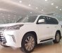 Lexus LX 570 USA 2018 - Bán Lexus LX570 xuất Mỹ, sản xuất năm 2018 màu trắng, nội thất nâu đỏ, xe nhập khẩu nguyên chiếc, mới 100%