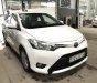 Toyota Vios 1.5E AT 2017 - Bán Toyota Vios E 1.5AT màu trắng, số tự động, biển Sài Gòn, sản xuất 2017