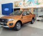 Ford Ranger Wildtrak 2.0L Bi-turbo 4x4 2018 - Xe Ford Ranger đời 2019, màu vàng