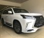 Lexus LX Super Sport 2018 - Bán Lexus LX LX570S Super Sport đời 2019, màu trắng, nội thất nâu, giá tốt. LH: 0906223838