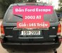 Ford Escape  AT 2002 - Bán Ford Escape 2002 số tự động, máy số ngon