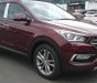 Hyundai Santa Fe 2,4AT 2018 - Bán Hyundai Santa Fe 2018 2.4AT máy xăng, màu đỏ, giao ngay trả góp 90%