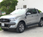 Ford Ranger 3.2AT Wildtrak 2016 - Bán Ford Ranger Wildtrak 3.2AT 03/2016 màu xám titan, một chủ