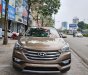 Hyundai Santa Fe 2.2L 2017 - Cần bán xe Hyundai Santa Fe 2.2L đời 2017, màu nâu, số tự động