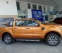 Ford Ranger Wildtrark 2018 - Cần bán xe Ford Ranger Wildtrark 2.0 Bi-Turbo 4*4, sản xuất 2018, màu cam, xe nhập, giao xe ngay