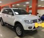 Mitsubishi Pajero Sport  2.4D 4x2 AT 2014 - Bán ô tô Mitsubishi Pajero Sport máy dầu sản xuất 2014 màu trắng, 695 triệu