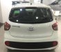 Hyundai Grand i10 1.2 MT Base 2018 - Hyundai I10 số sàn màu trắng xe giao ngay trước Tết, giá KM hấp dẫn, hỗ trợ vay lãi suất ưu đãi. LH: 0903175312