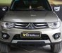 Mitsubishi Pajero Sport 2.5MT 2015 - Cần bán Mitsubishi Pajero Sport 2.5MT 2015, màu ghi vàng, giá 646tr