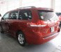 Toyota Sienna LE 2.7 2010 - Bán ô tô Toyota Sienna LE 2.7 năm sản xuất 2010, màu đỏ, nhập khẩu  