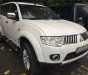 Mitsubishi Pajero Sport  D   2011 - Bán Mitsubishi Pajero Sport D, model 2012, sx 2011, màu trắng, máy dầu, số tự động, 1 cầu, nội thất cao cấp ghế da 2 màu